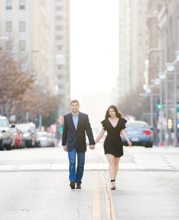 Dallas Downtown Engagement | Jennifer + Scott