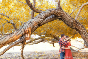 Fall engagement photo