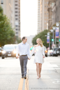 Dallas downtown engagement photos