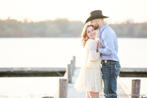 White Rock Lake Engagement Photo