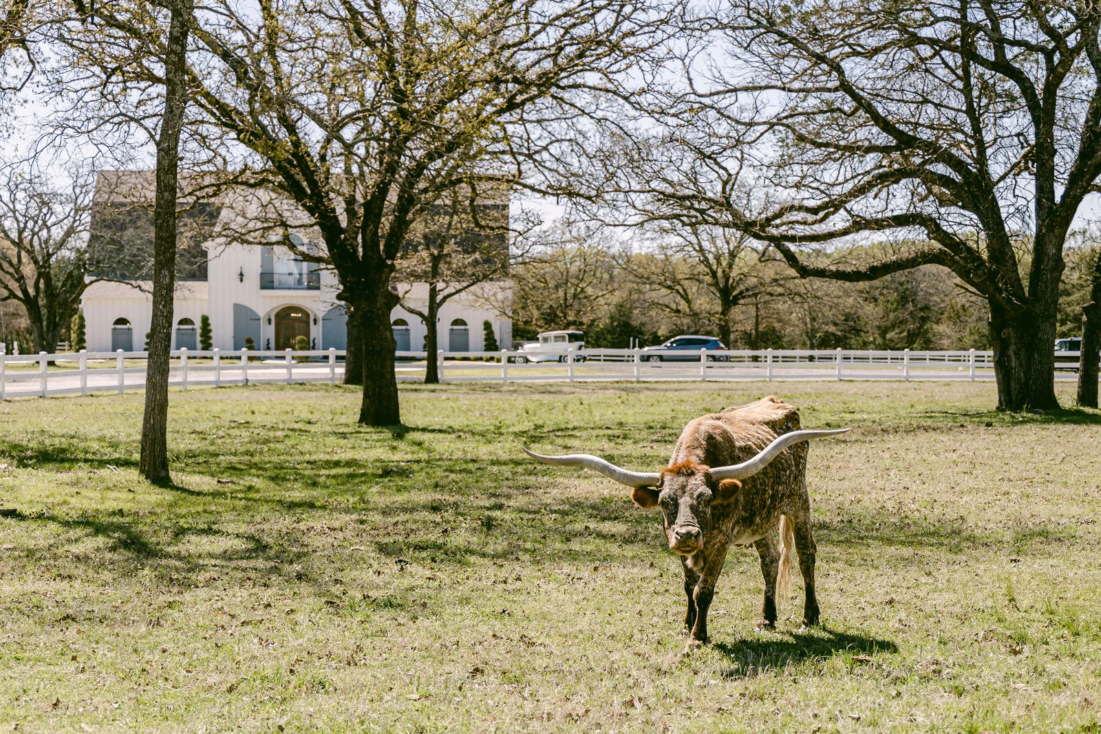 The French Farmhouse main building and surrounding venue grounds.